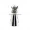 high quality unique stainless steel fox shot glass souvenirs gift