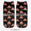 Fashion Funny Ice Wear High Quality 3d Digital Full Print Colorful Ankle Socks Sports Unisex Custom Hot Sale Stretch Spandex