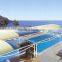 dust prevention bule hard plastic PVC swimming pool cover