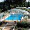 bronze color uv material flat panel led lighting for swimming pool cover