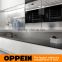 2016 New Modern White and Gray Matte Lacquer kitchen cabinet designs