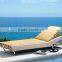 Rattan furniture cast aluminum sun lounge chair