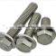 304 stainless steel flange outer hexagonal screws, hex flange bolts, toothed screw, M6 M8 M10