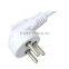 16A 250V power tools for laptop computer electrical safety extension strip 3 pin plug Israel ac power cord cable