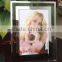 Wholesale frameless hot open sexy girl glass picture frame or glass photo frame