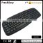 Ergonomic design 114 keys 2.4ghz wireless multimedia keyboard for laptop