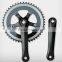 Single speed bicycle alloy chainwheel and crank