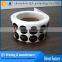 Custom printed fancy adhesive round stickers, roll adhesive PE label