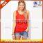 Fashion 95% cotton 5% spandes wide strap tank top(YCT-C0462)
