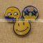 Promotion Gifts Custom Metal Smiley Face Badges