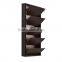 Modern Corner Big Metal Shoe Cabinet Steel Detachable Shoe Rack Entrance 5 Layers Steel Shoe Cabinet