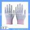 Professional Heat Resistant Glove for Hair Styling Top Fit PU Gloves With Pink Cuff