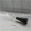 black colored thick stem long champagne glasses