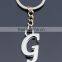 High quality promotional metal alphabet keychain