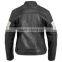 Men Black Motorbike Leather jacket / Moto Leather Jacket AI-8095