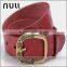 exquisite flower embossed new style wholesale genuine belt