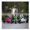 Three wheel electric power mini baby motorcycle with backrest