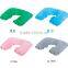 Flocking PVC inflatable travel U shape neck pillow                        
                                                Quality Choice