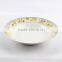 Round shape porcelain soup plate with hot selling decal