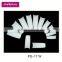 500pcs white color false Acrylic UV gel half covered nail tips nutural