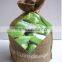 100% Jute drawstring bag for tea for tobacco for coffee