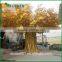 Hot sale decorative tree artificial golden banyan tree fiberglass trunk artificial golden banyan tree