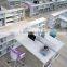 Top sale Melamine with drawers workspace made in china four people workstation