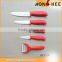 2015 New Design Low Price 5 Piece Ceramic Knife Set