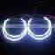 cob angel eyes halo ring car projector retrofit white cob led angel eyes for bmw e46