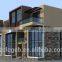 Wooden door luxury villas with steel structure frame
