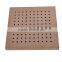 natural wood veneer perforated sound insulation auditorium acoustic panel