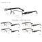 2014 Stainless steel half-frame reading frames