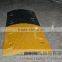 1000*380*50mm High quality traffic road speed hump for crossing/heavy strength rubber speed bump used on road for safety