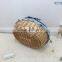 Wholesale rural rattan wicker wine basket with cloth liner