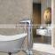 Floor Standing Bathroom SPA Water Mixer with Brass Hand Shower