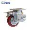 Factory supply 5, 6, inches spring Shock absorption caster wheel