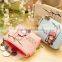 2016 Korea fashion quality canvas custom Zipper coin purse little girls printing promotional rectangle shape coin purse wallet