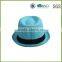 Simple Sky blue wholesale men's hats fedora