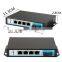OEM 4 port poe switch with 1 single mode single fiber optic uplink