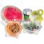 Tea Cups & Saucers Non Spill Feature Silicone Food Grade Silicone Stretch Lid