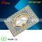 Square shape mr16 downlight fixture with 40W halogen bulb