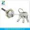 Round high security door double safe mortise cylinder lock tyeps Chrome plating finishing length 40-120mm 6pins