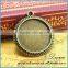 Wholesale Blank Pendant Settings Cameo,Antique Bronze Cabochon Setting Pendant