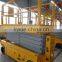 Battery powered hydraulic scissor type lifting system