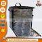 TARPAULIN fabric black waterproof lunch bag ice pack cooler box can with utensils