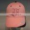 Pink embroidery baseball cap for girl