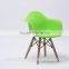 L-161 PP popular baby chair with wooden legs