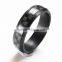 Men's Wedding Band Ring Dome Carbon Fiber Ring With Comfort Fit