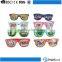 Party Sunglasses For promotion Sticker printed lens Sunglasses Logo Sticker Pinhole Lens Custom Sunglasses for Party with UV400