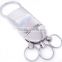 Promotional blank 3 multi-circle ring keychain